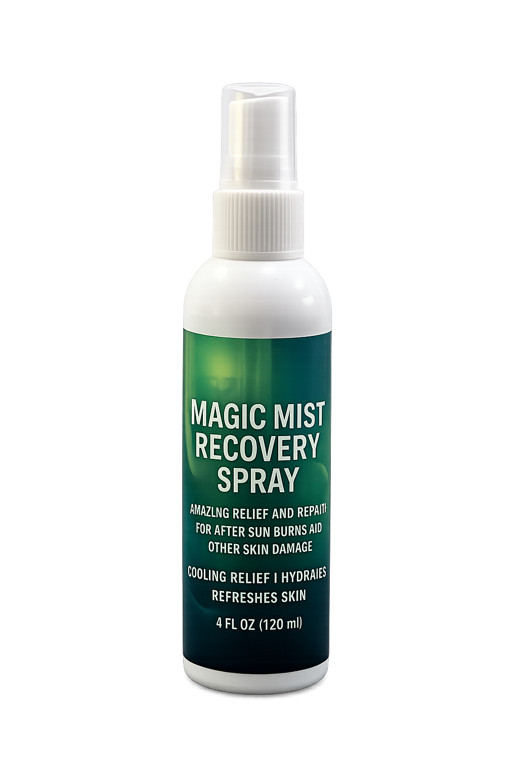 Magic Mist Recovery Spray — Instantly cools, soothes, and hydrates sun-stressed skin with pure aloe and botanicals.